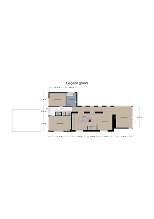Floorplan - Benzenrade 26, 6419 PG Heerlen